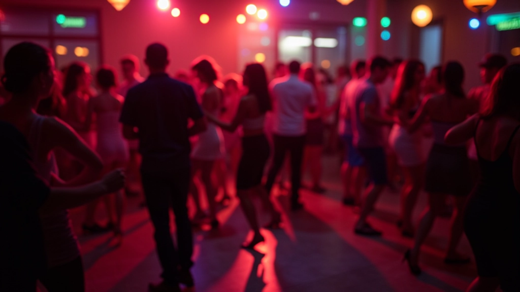 Lively dance floor with diverse group of dancers in Cork venue