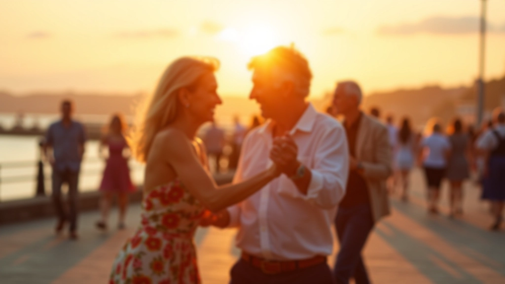 Beachside salsa dancing at Dún Laoghaire waterfront
